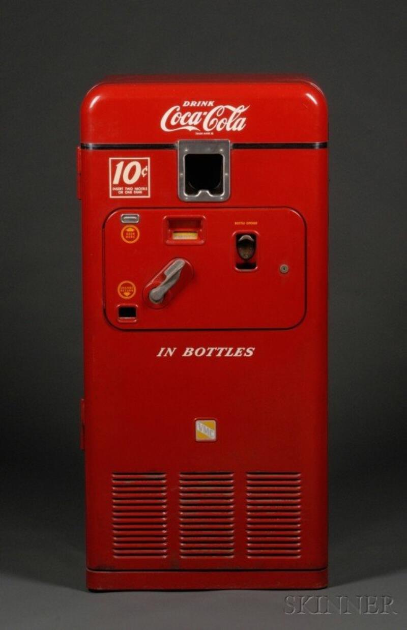 Coca-Cola 10-Cent Coin-op Bottle Vending Machine,