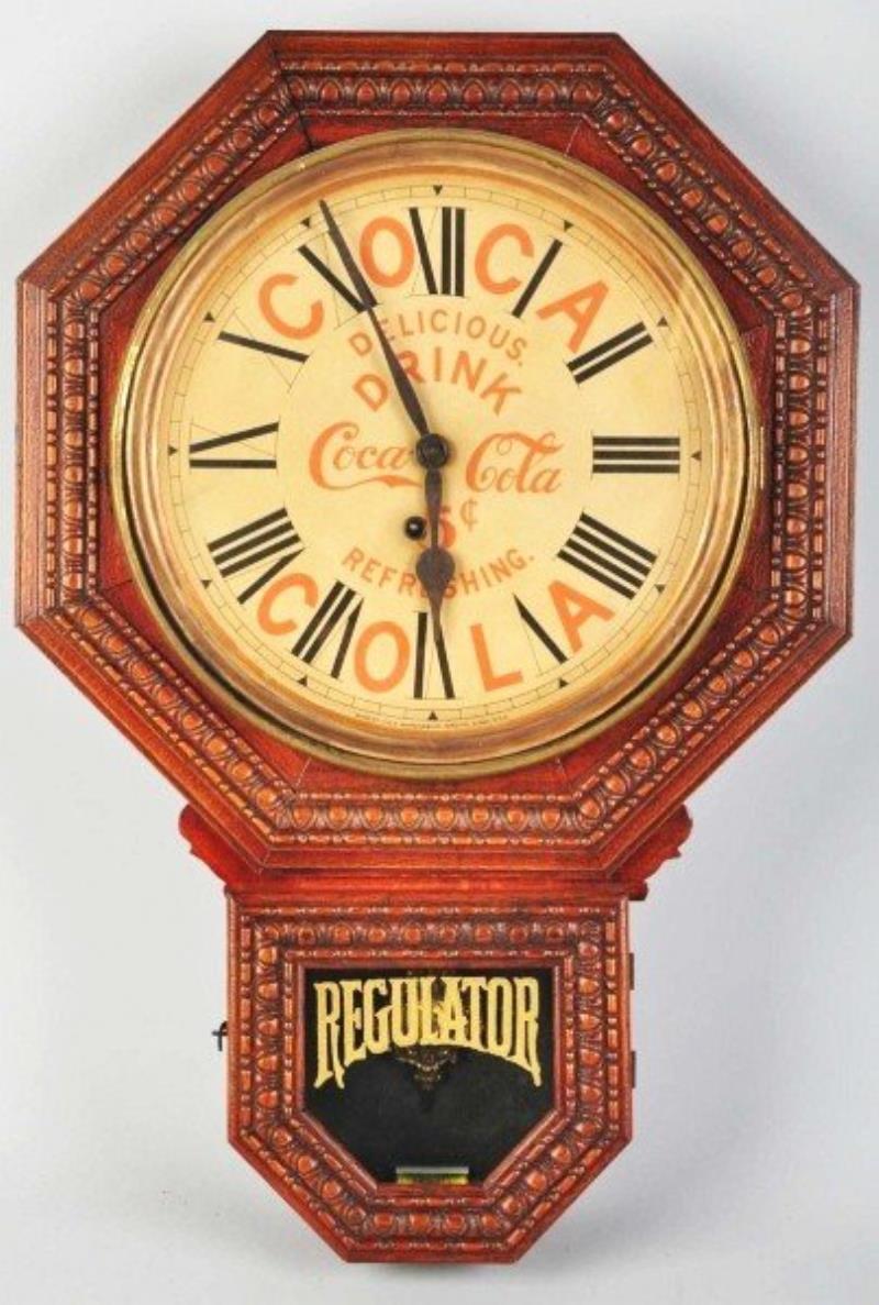 Coca-Cola Ingraham Octagonal Clock