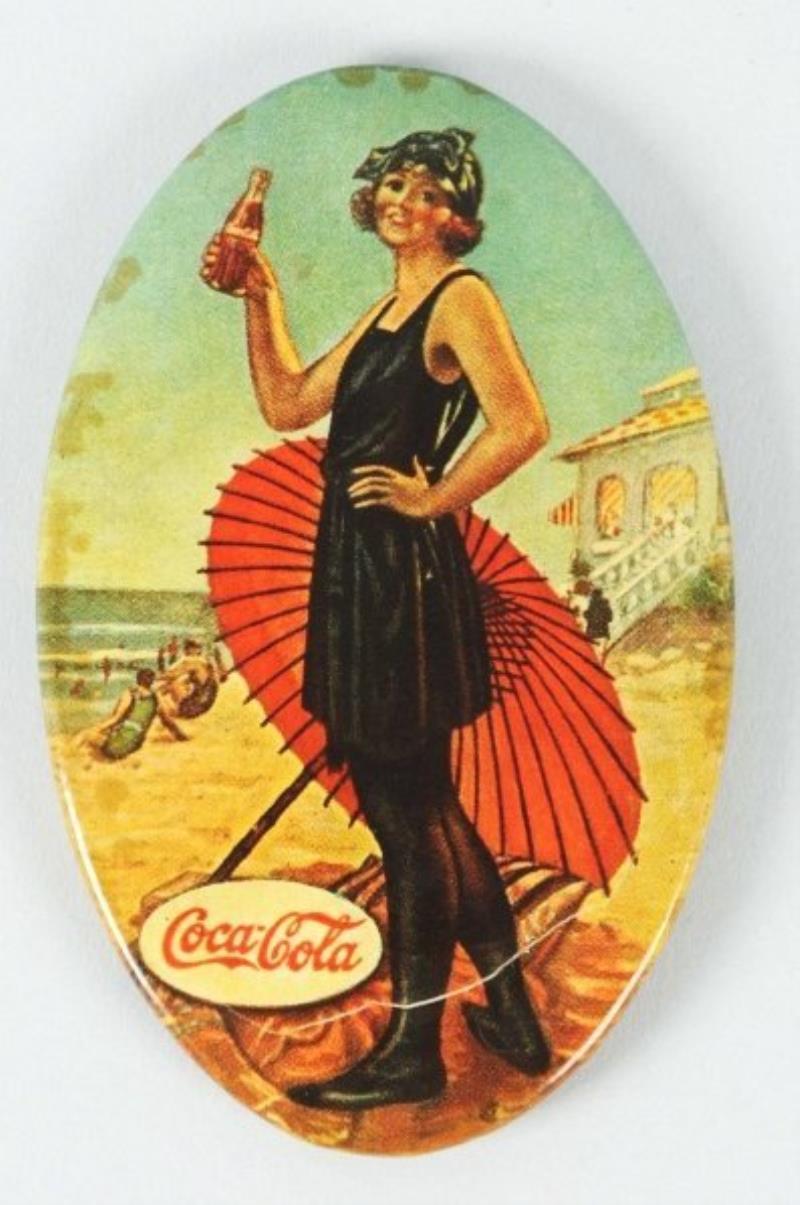 Rare 1922 Coca-Cola Pocket Mirror