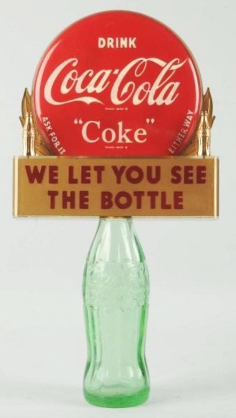 1950's Coca-Cola Bottle Topper Display