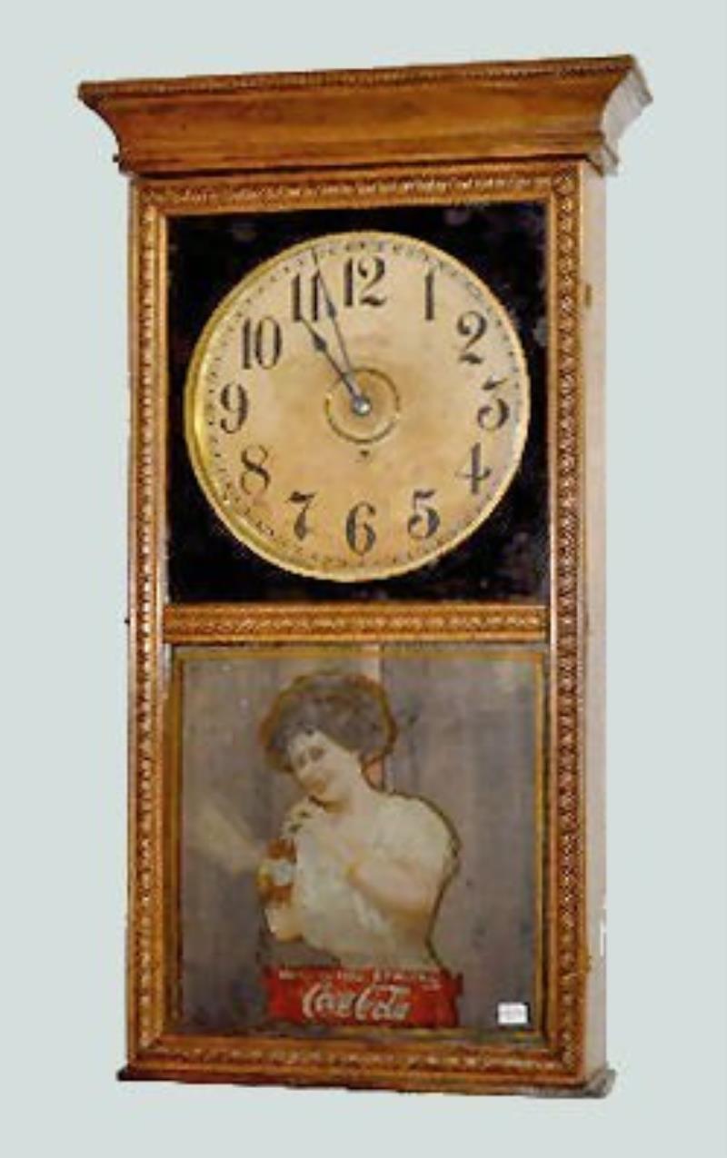 Large Wooden Coca Cola Clock Value & Price Guide