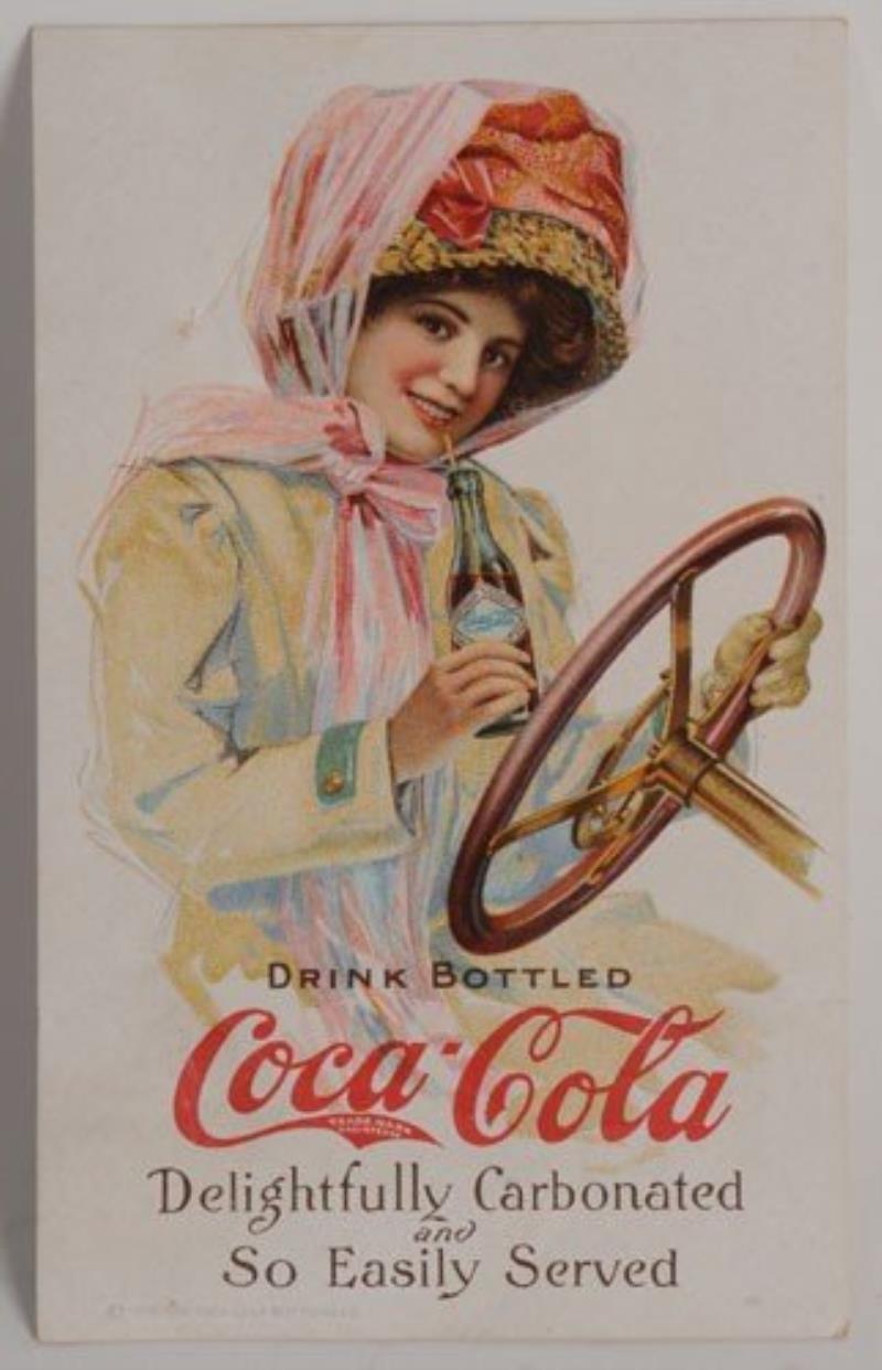 1911 Coca-Cola Motor Girl Post Card Value & Price Guide