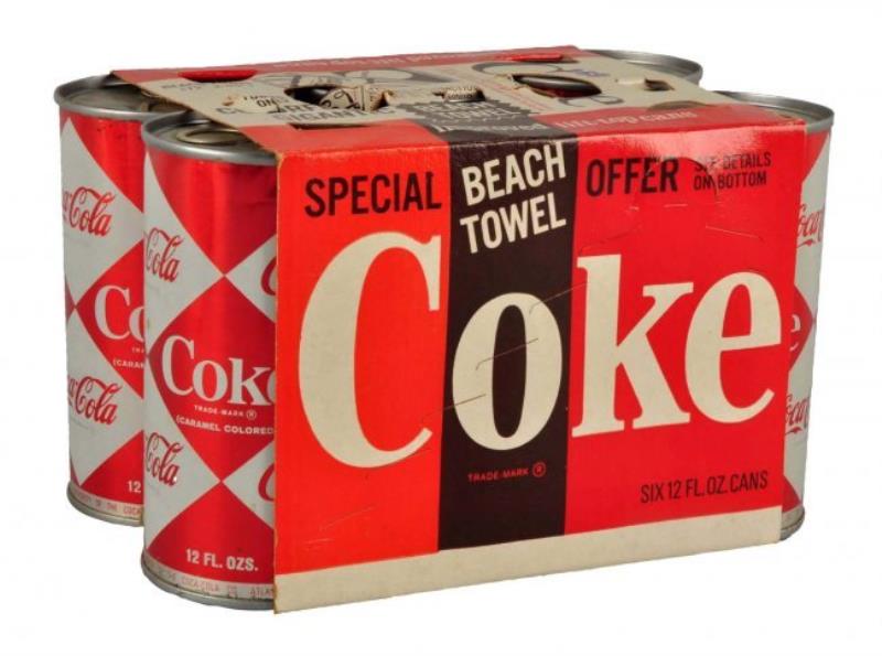 1960's Coca - Cola Six Pack.
