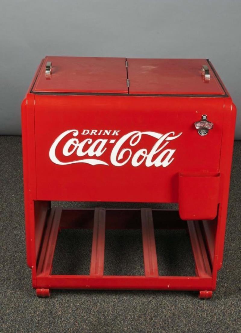 Drink Coca Cola Service Station Ice Chest