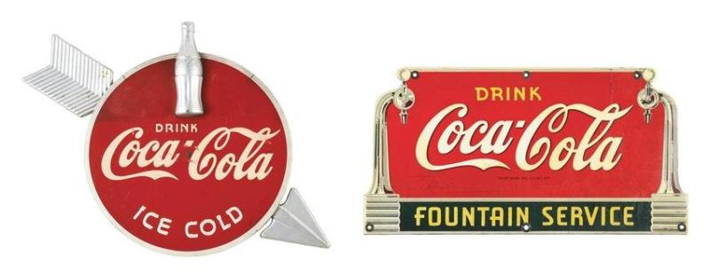 COCA-COLA SIGNS.