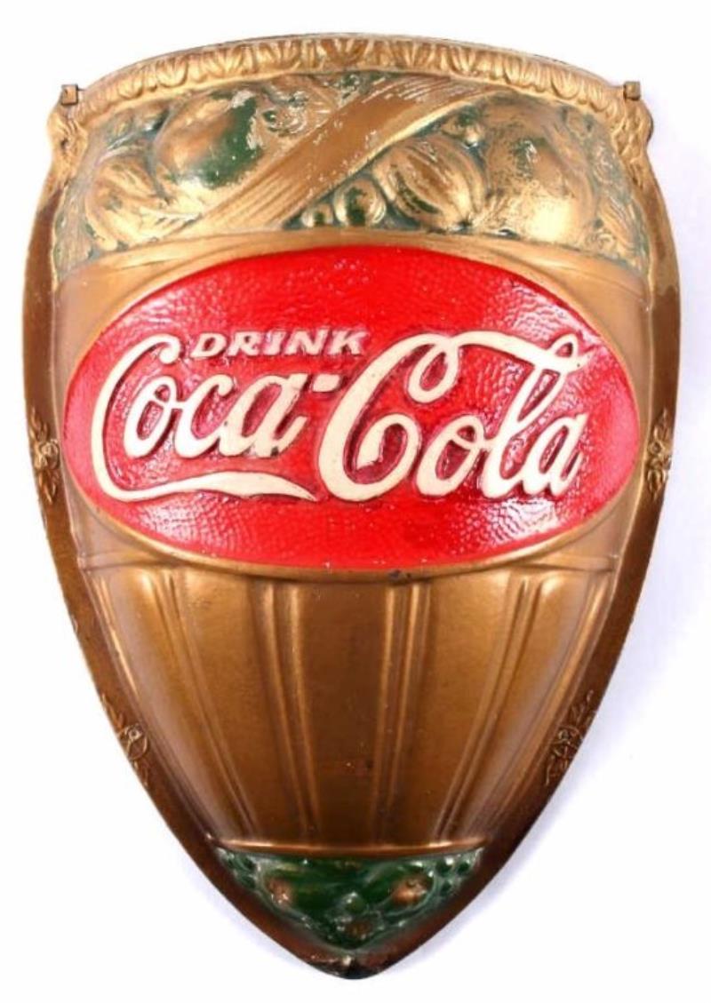 Coca Cola Wall Sconce Advertisement c. 1910-1920
