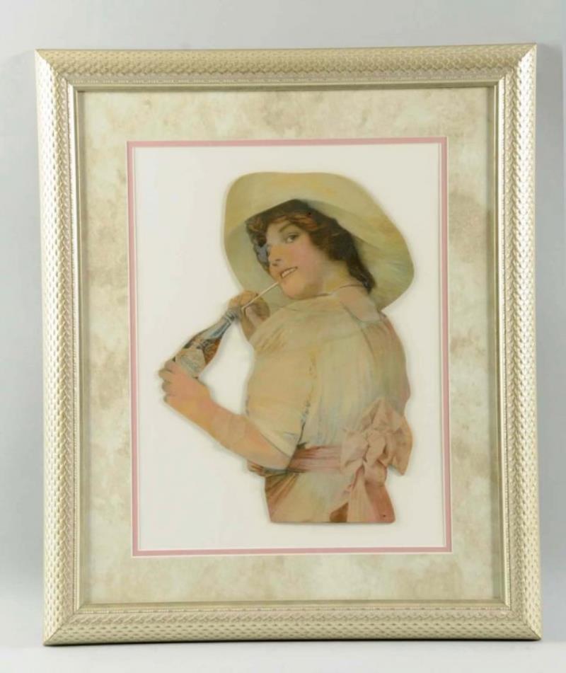 1912 Coca-Cola Heavy Cardboard Cutout.