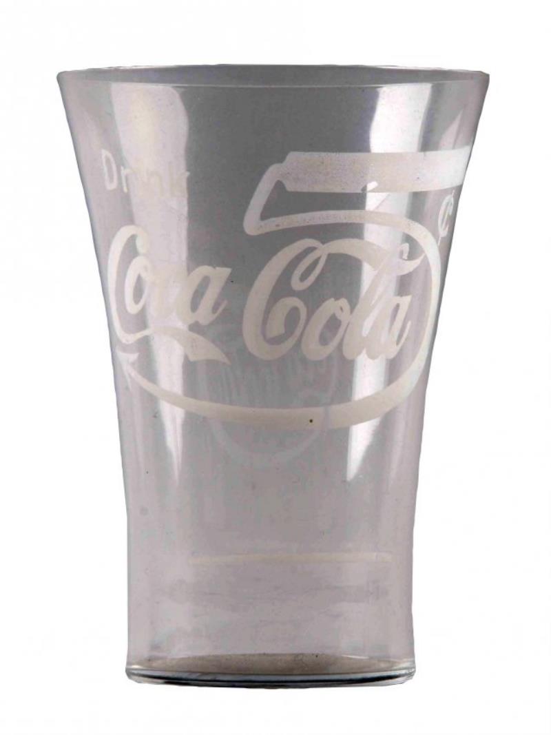 Large 5¢ Coca-Cola Flare Glass.