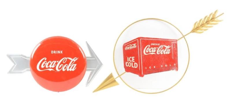 Coca-Cola Arrow Signs.
