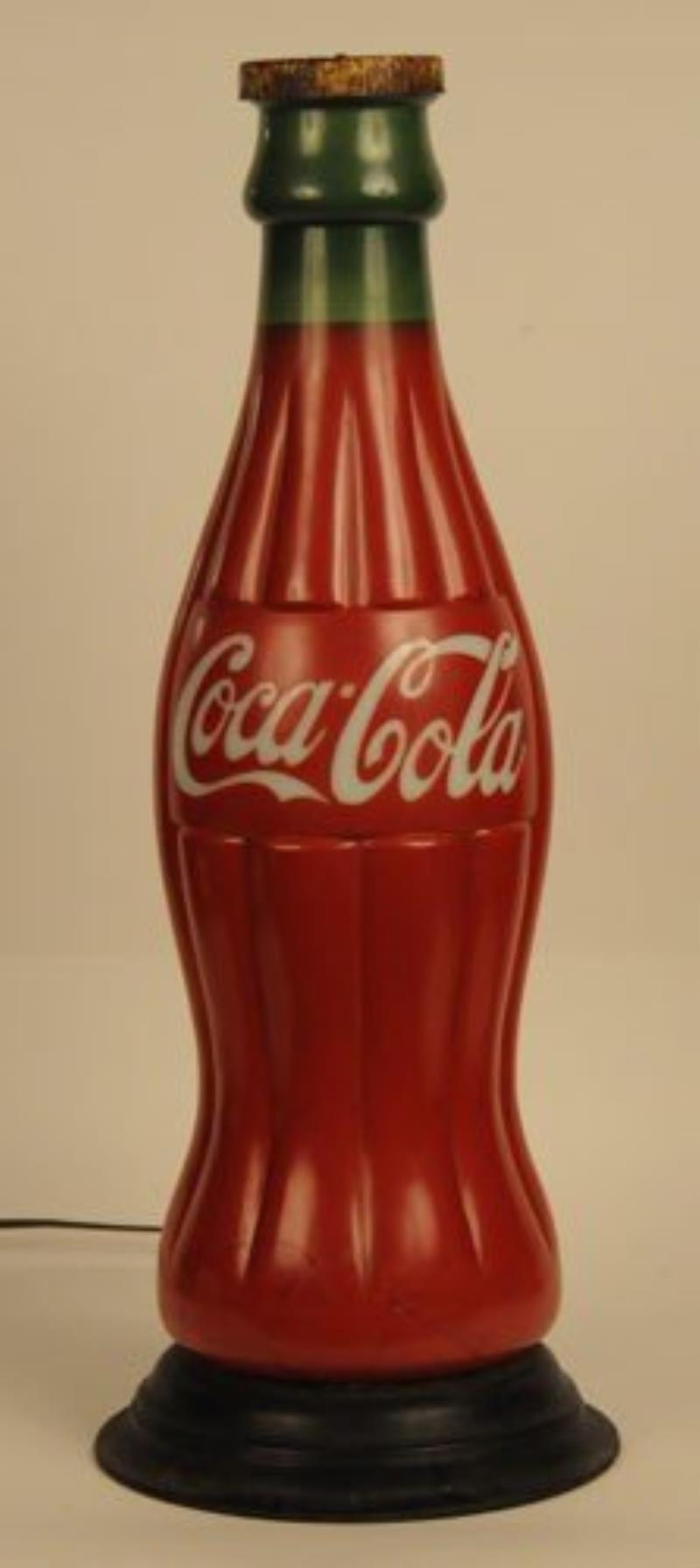 1929 LARGE COCA-COLA BOTTLE LAMP VARIATION