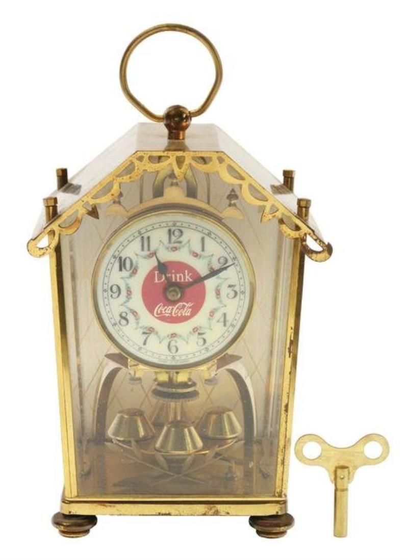 1950S COCA-COLA CINDERELLA CLOCK.