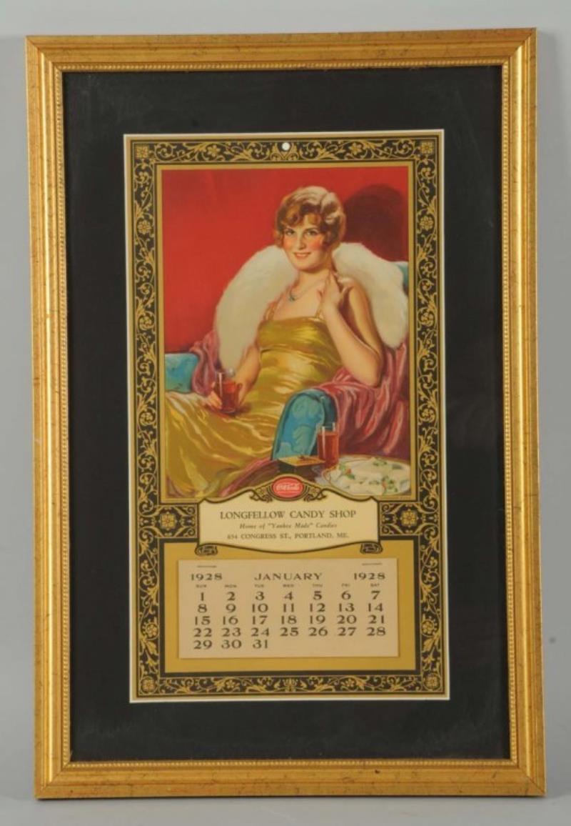1928 Coca-Cola Distributors Calendar.