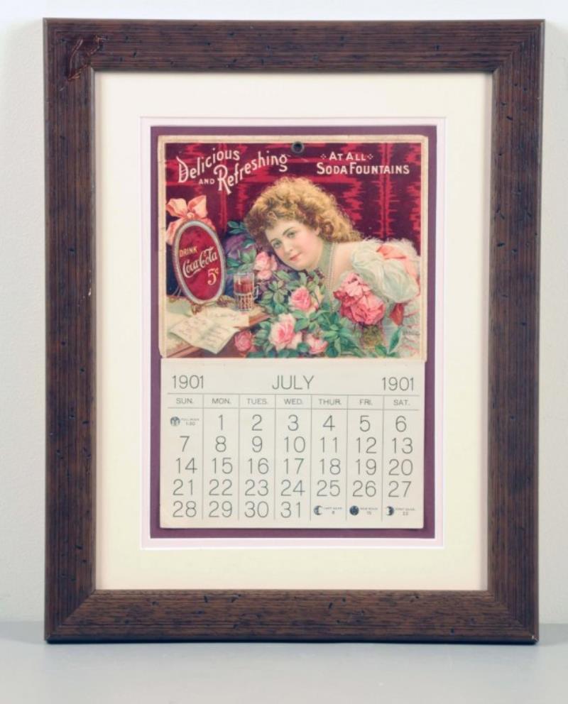 1901 Coca-Cola Calendar.