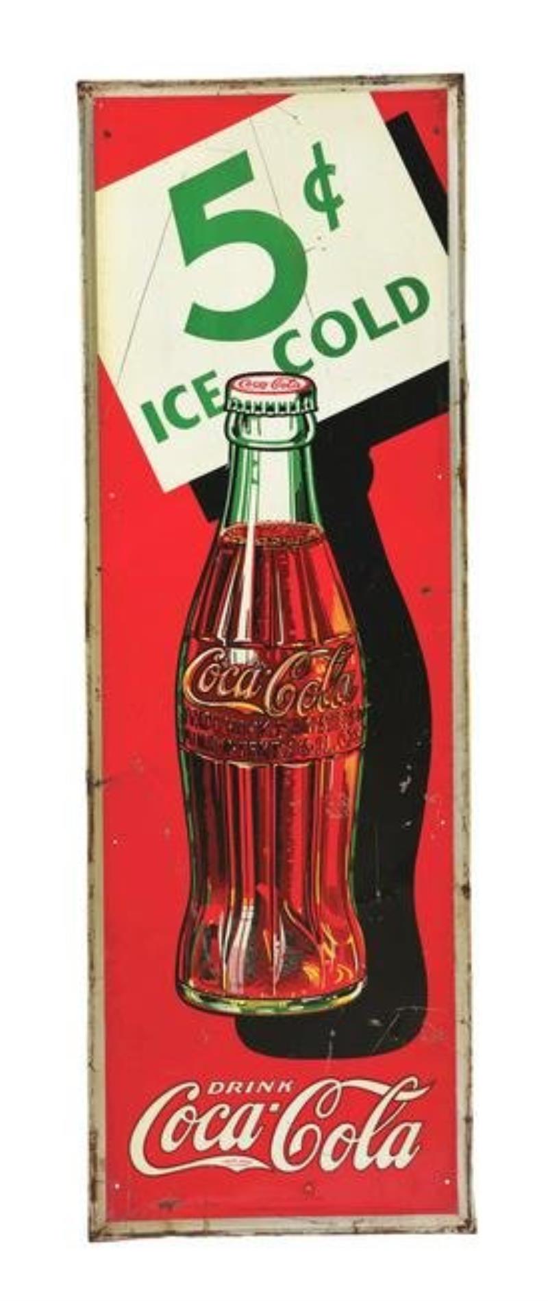 SINGLE-SIDED PAINTED METAL SPRITE BOY COCA-COLA SIGN Value & Price Guide