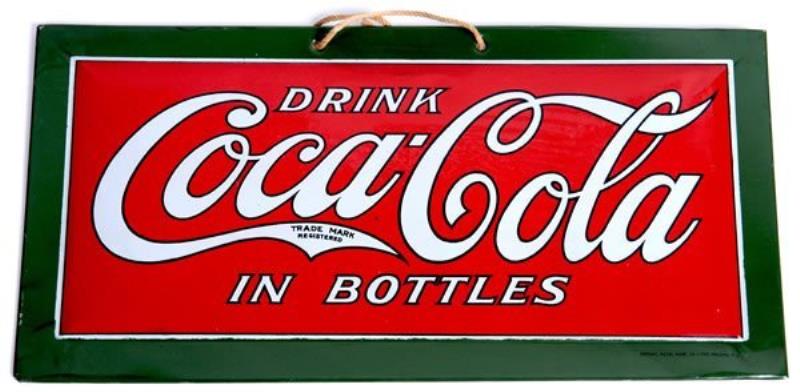 1920s Coca Cola Small Tin Sign Value And Price Guide