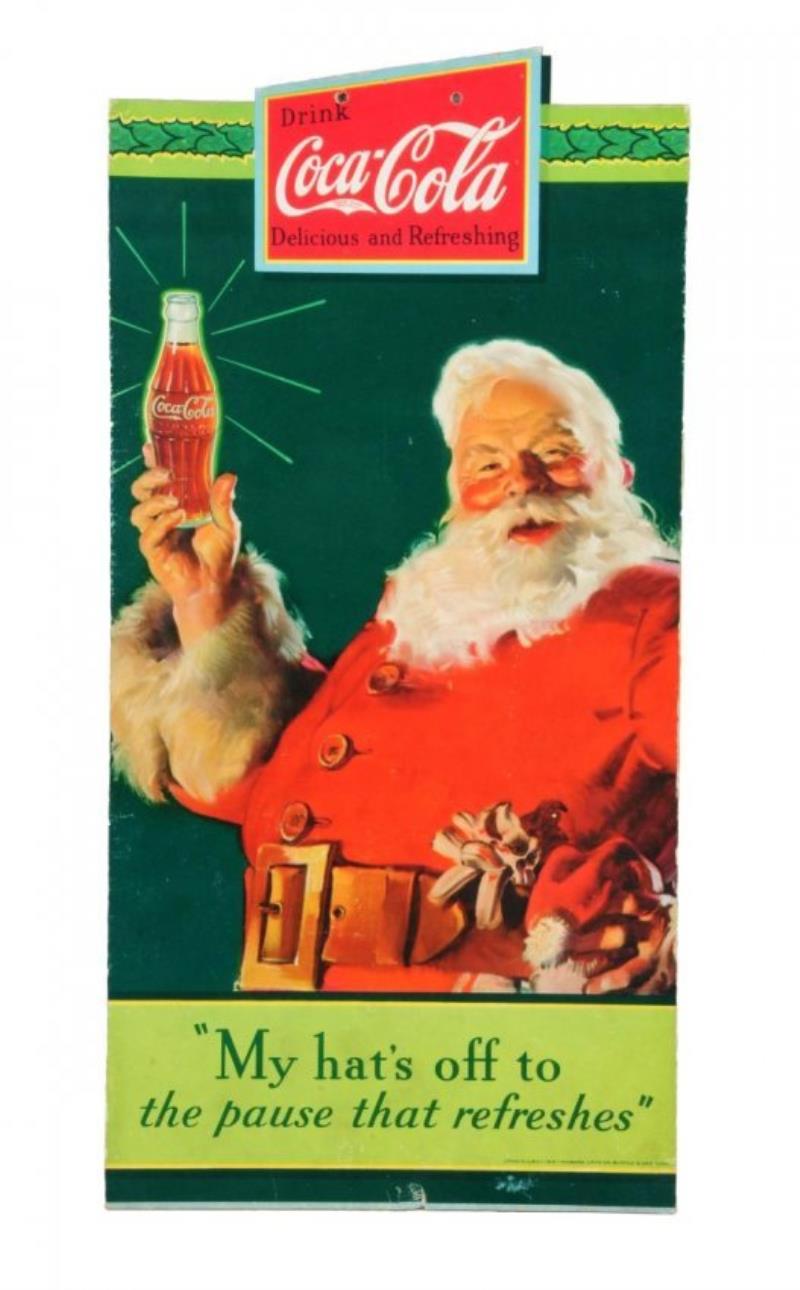 Rare 1931 Coca - Cola Cardboard Cutout.
