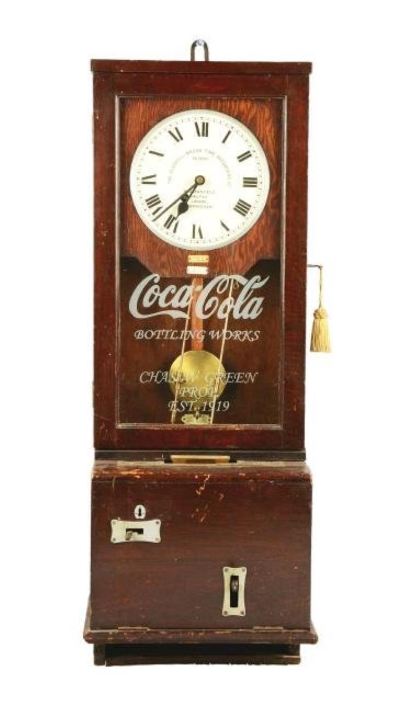 The Gledhill-Brook Time Recorders Coca Cola Time Clock