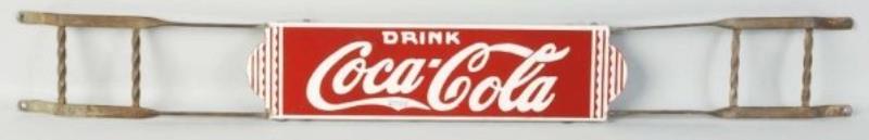 1930s Porcelain Coca-Cola Door Bar