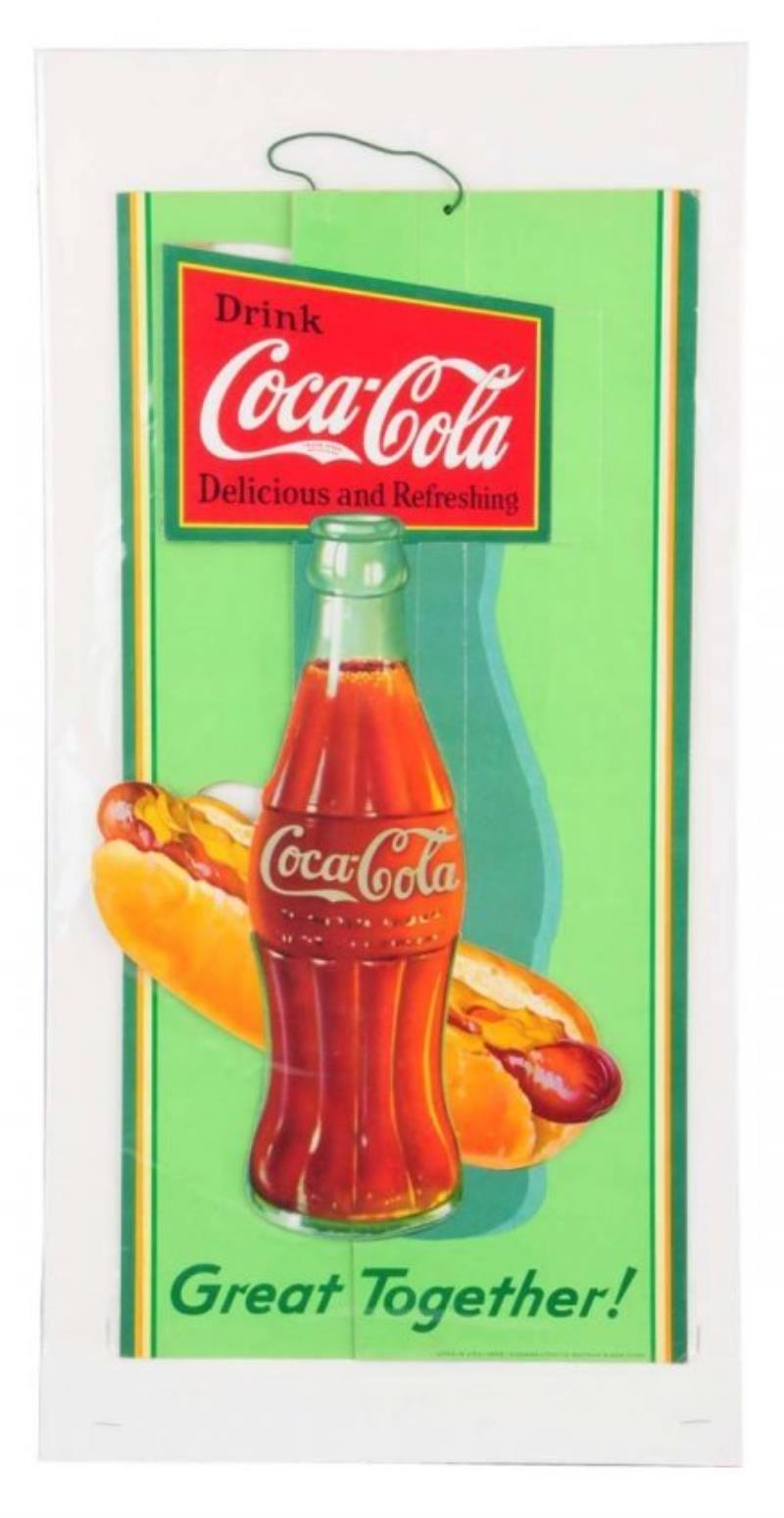 Beautiful 1932 Coca - Cola Cardboard Cutout.