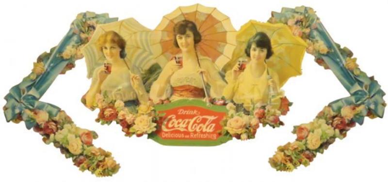 1918 Coca Cola Festoon, Umbrella Girls
