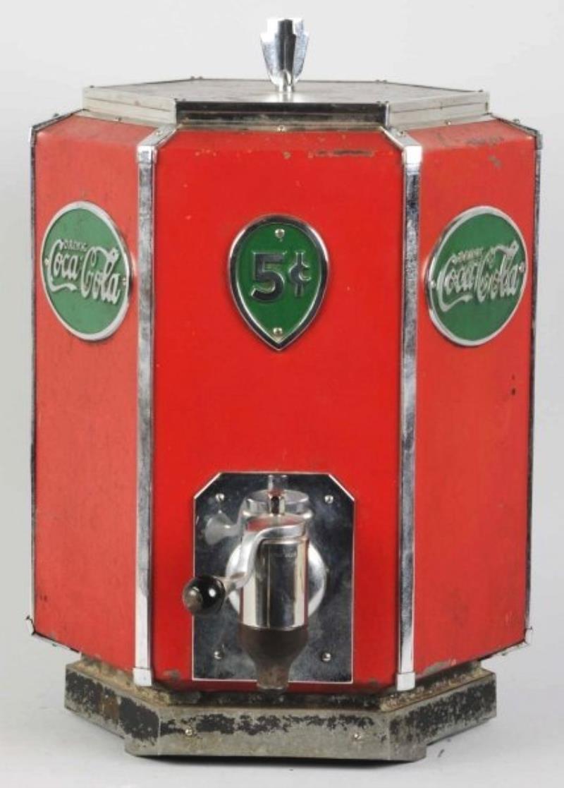 Scarce Coca-Cola Art Deco Styled Syrup Dispenser