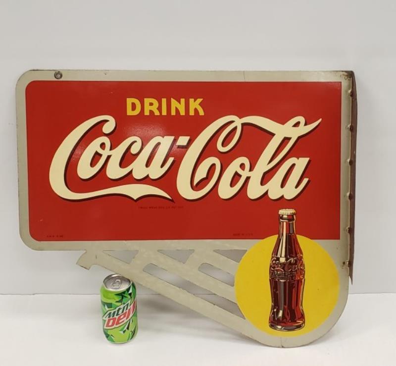 1946 Drink Coca Cola Flange Sign