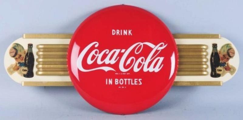 1954 Coca-Cola Button on Wings Display.