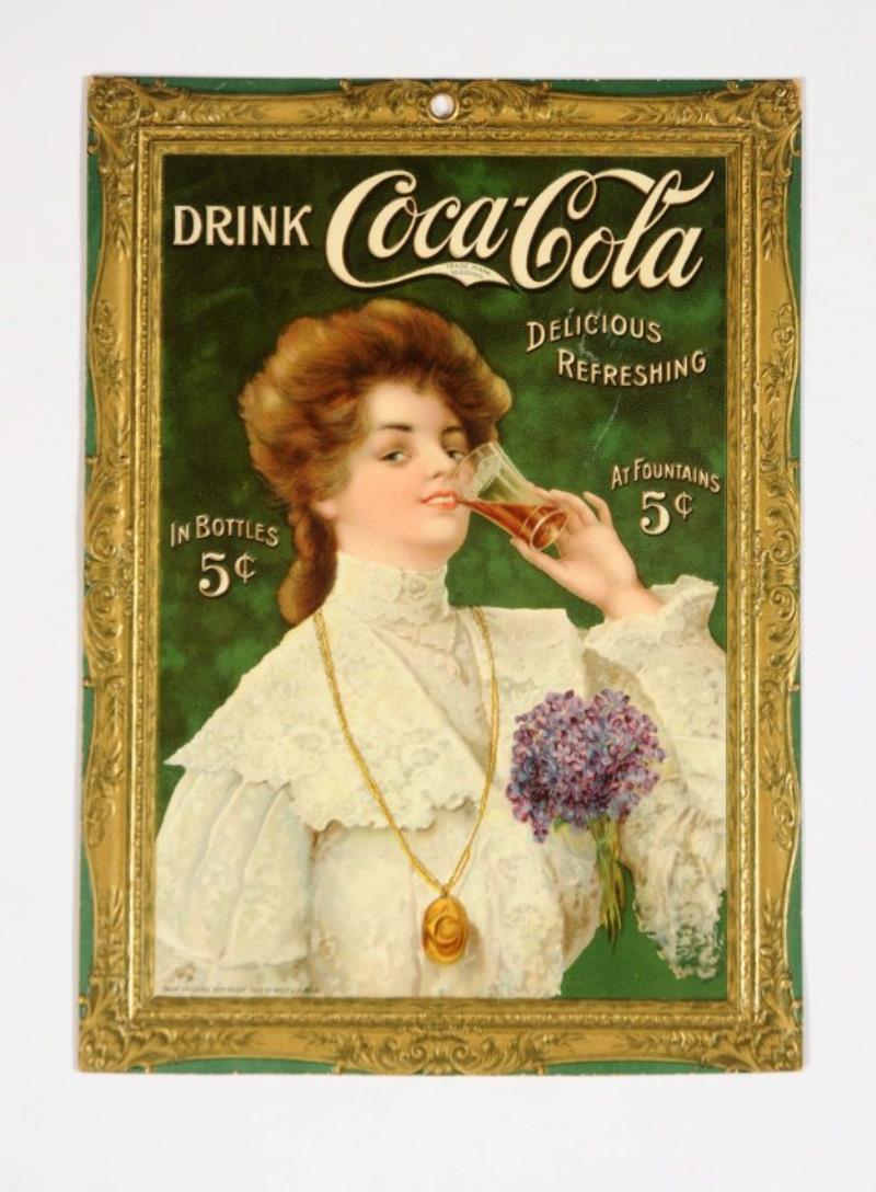 1905 Coca-Cola Cardboard Advertising Sign Value & Price Guide