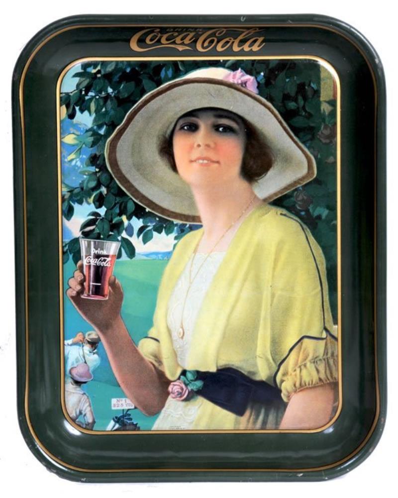 BEAUTIFUL 1920 COCA-COLA SERVING TRAY Value & Price Guide