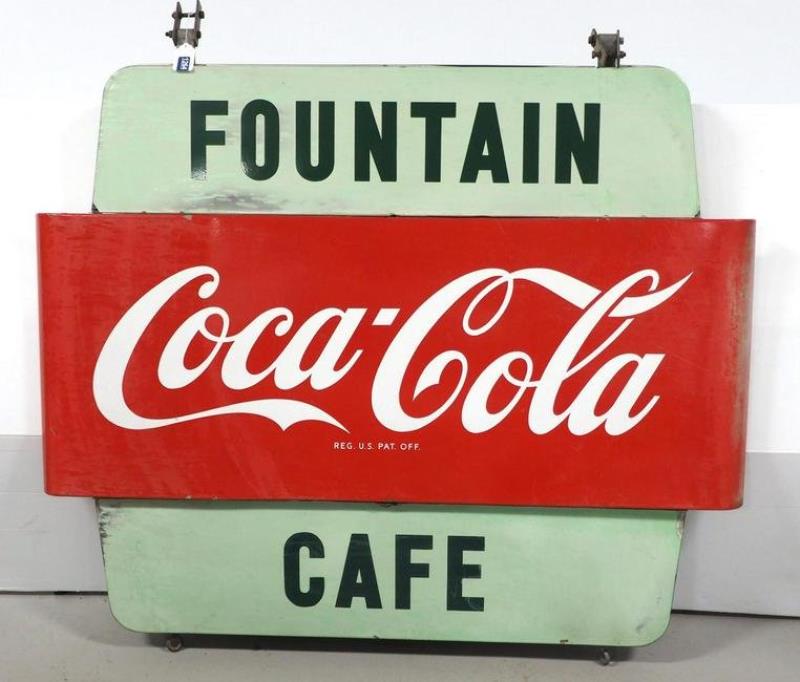 Coca Cola Fountain Café sign