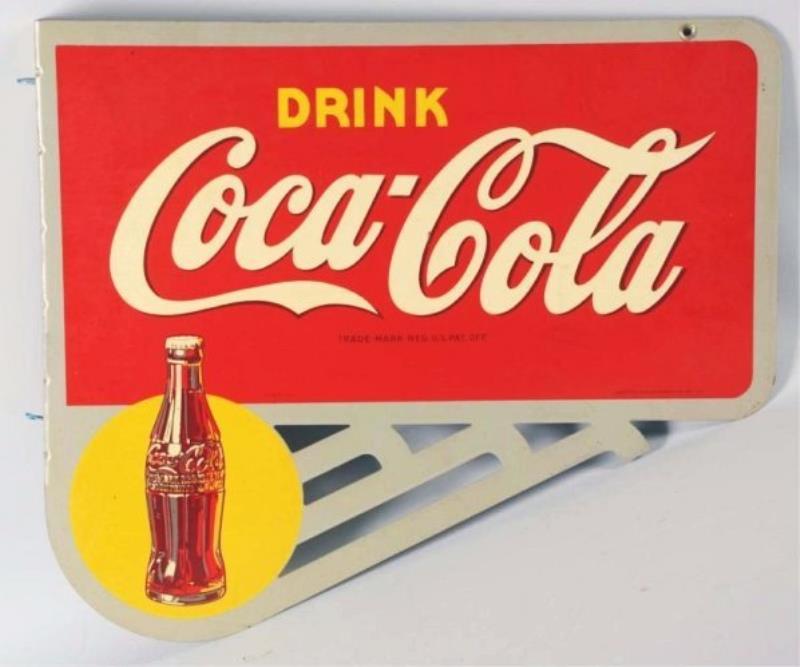 1941 Coca-Cola Tin Flange Sign