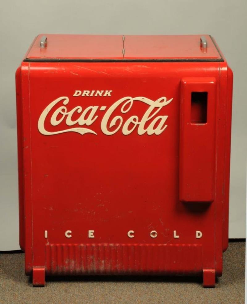 Metal Coca-Cola Ice Chest