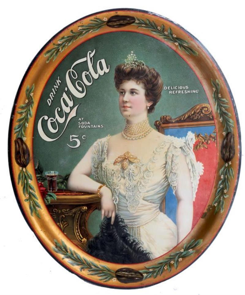 1905 COCA-COLA SERVING TRAY