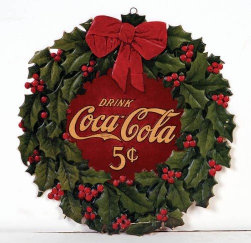 1910 Coca-Cola Cardboard Wreath Value & Price Guide