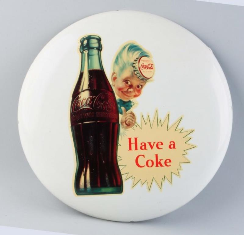 Coca Cola Button with Sprite Boy.