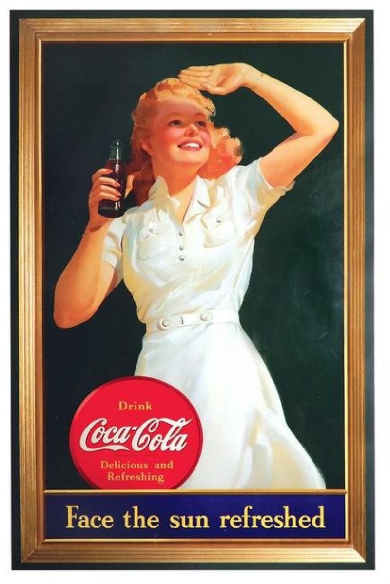 Coca-Cola Sign, "Face The Sun Refreshed" by Edward &
