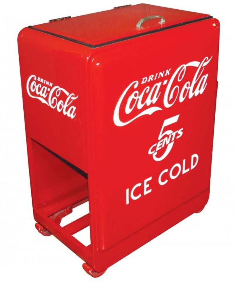 Coca-Cola cooler, Westinghouse Junior, stamped steel,