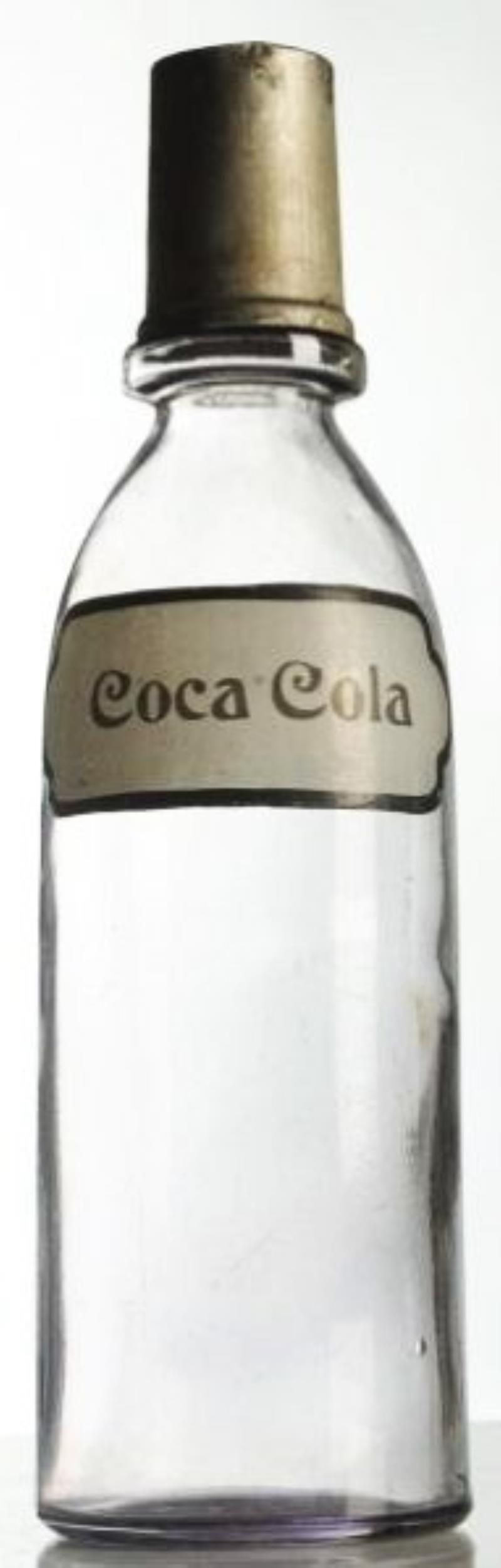 C 1910 Coca-Cola Fired Label Syrup Bottle