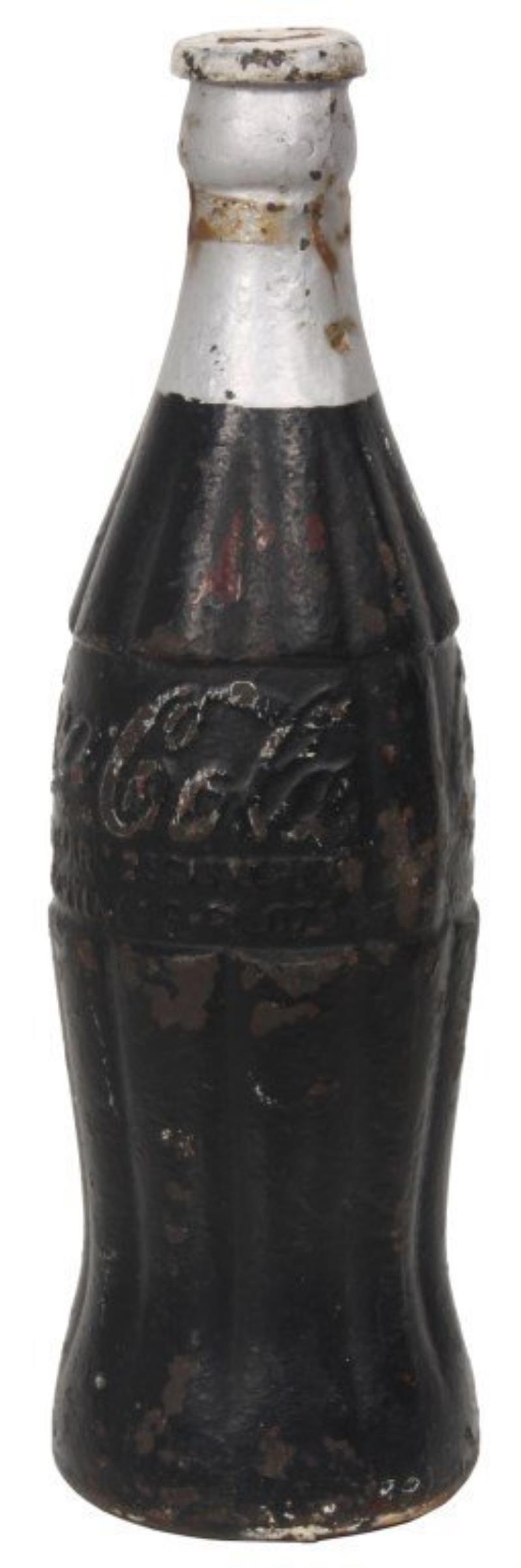 Cast Iron Coca-Cola Bottle Fence Post Topper