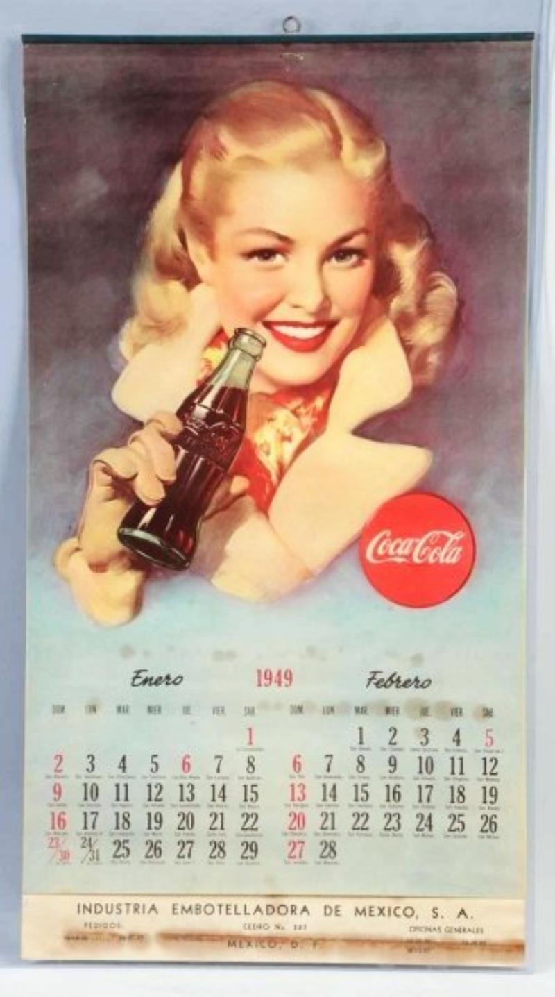 Rare Mexican Coca-Cola Calendar