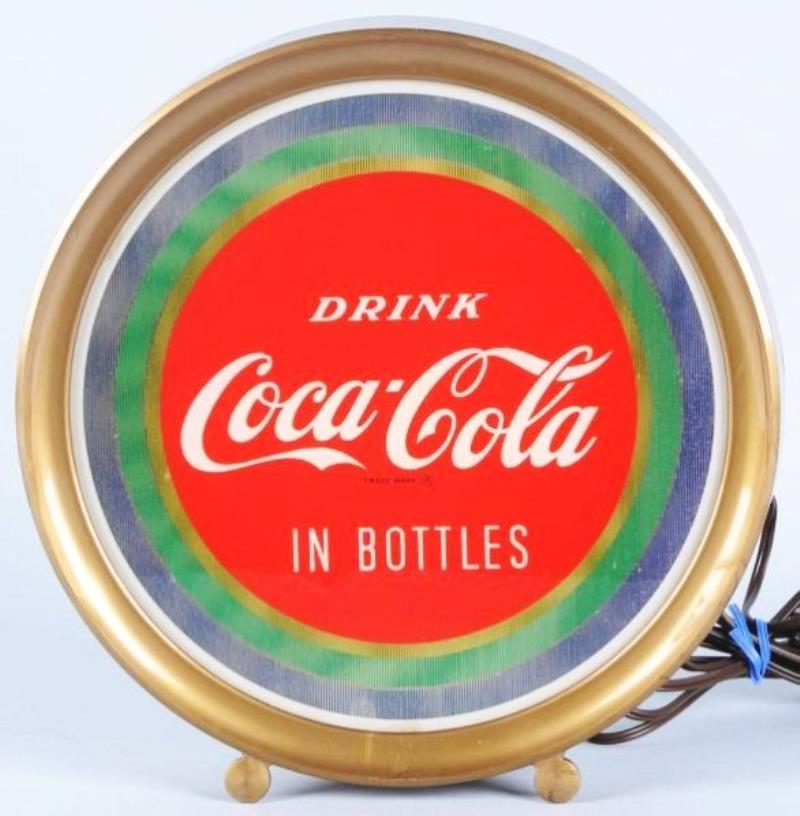 1950's Coca-Cola Countertop Lit Sign.
