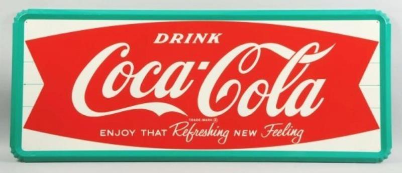 1960s Coca-Cola Tin Sign