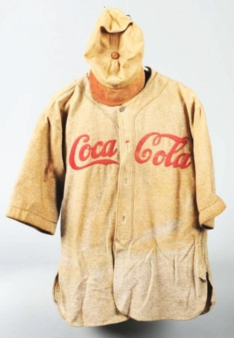 Rarely Found Coca-Cola Baseball Uniform