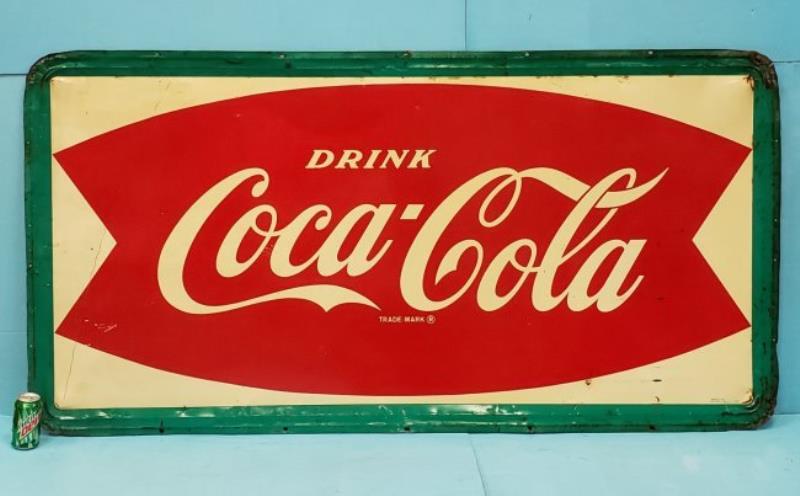 Coca-Cola flange sign, 