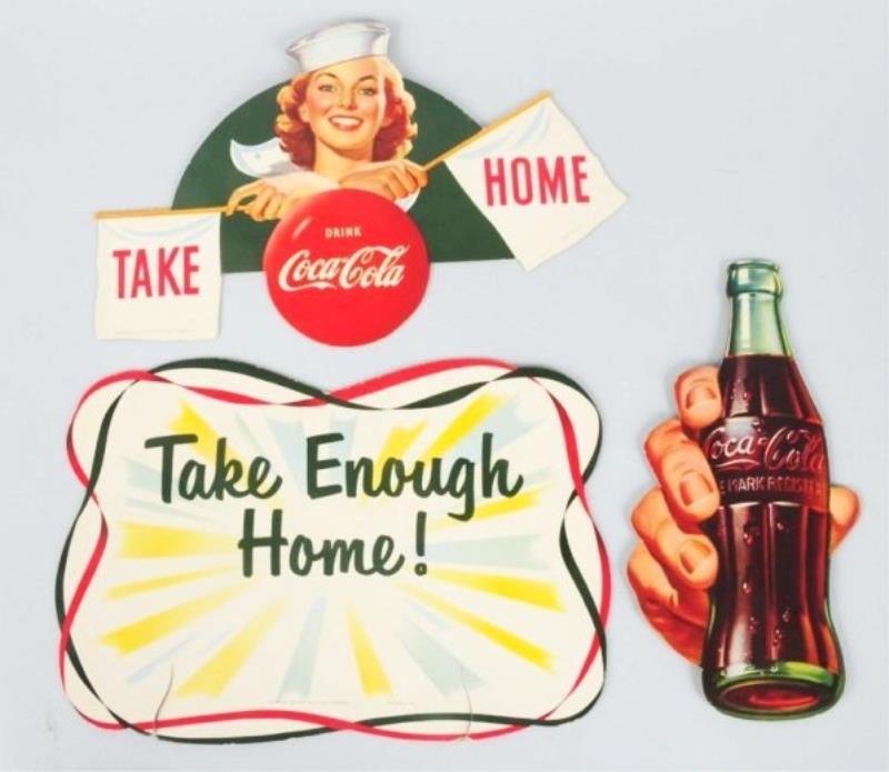 1952 Coca-Cola 6 Pack Rocking Display Signs.