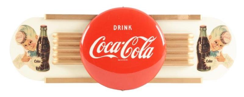 1951 Coca-Cola Sprite Boy Kay Display Advertising Sign.