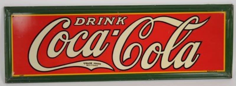 1920'S COCA-COLA TIN SIGN