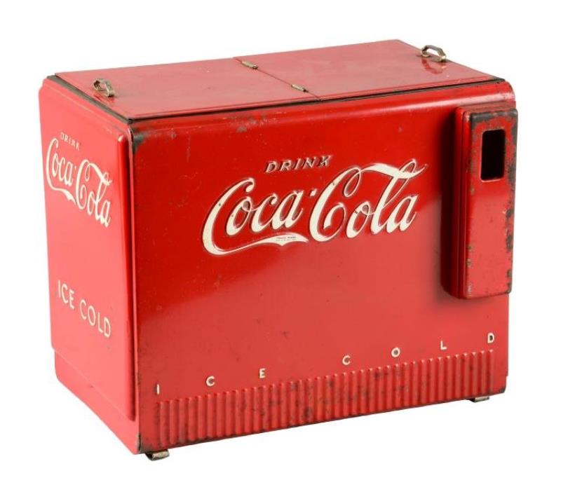 Coca - Cola Salesman's Sample Cooler Circa 1939..
