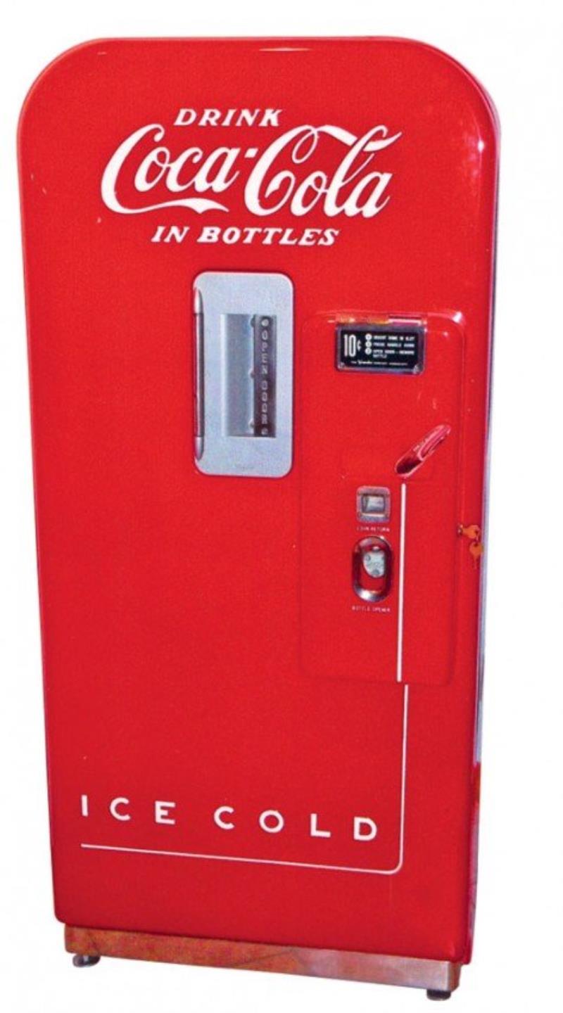 CocaCola vending machine, Vendo V23, vends 23 bottles Value & Price Guide