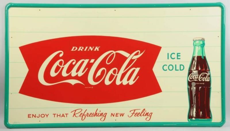 1960s Coca-Cola Tin Sign.